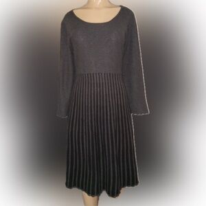 Calvin Klein Charcoal Sweater Dress